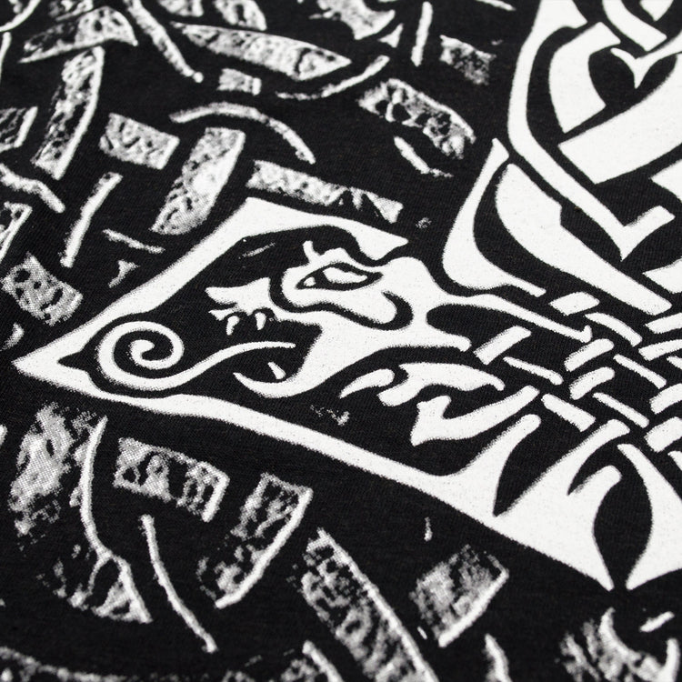 Mjolnir black T-Shirt. Thor's hammer. Nordic viking ornament. Norse Mythology Inspired tee. Made in Ukraine.