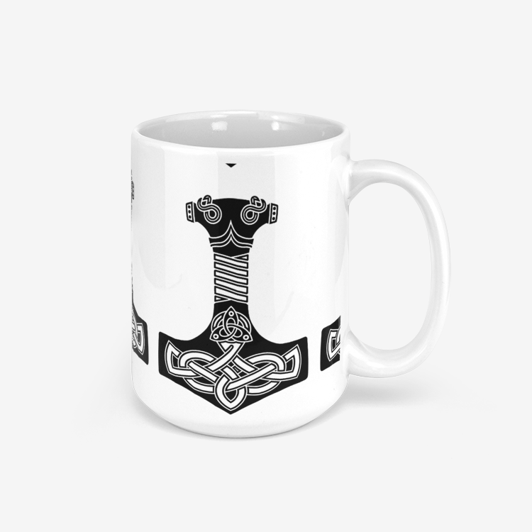 Pagan Symbols and Their Meanings Mug – Norse & Celtic Design
