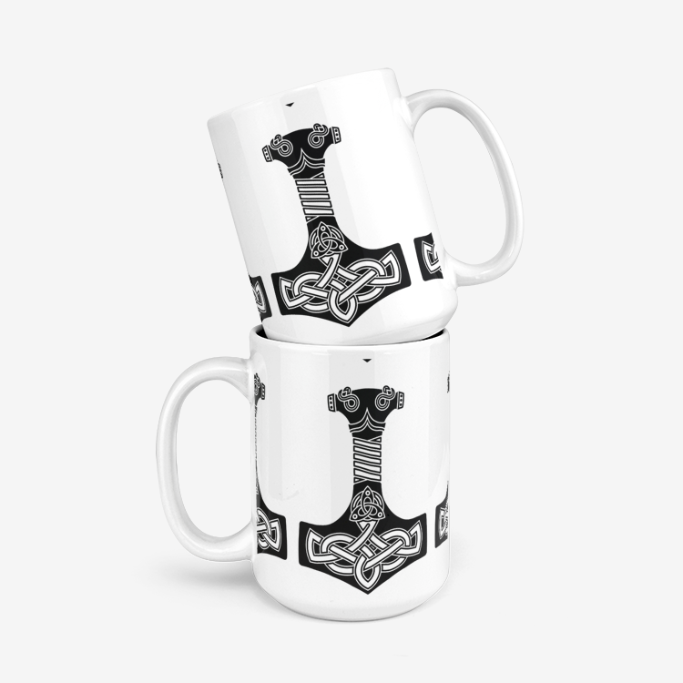 Pagan Symbols and Their Meanings Mug – Norse & Celtic Design